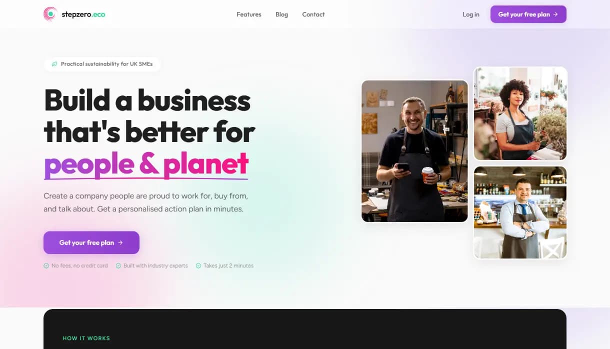 StepZero.eco — product screenshot