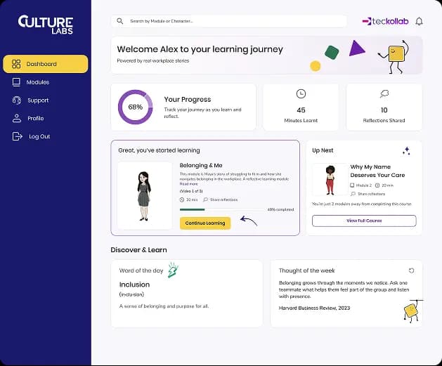 Culture Labs — product screenshot